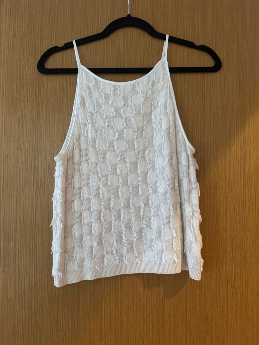Club Monaco Cream Textured Camisole